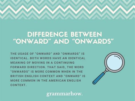 5pm onwards meaning|Onward or Onwards – Difference Explained (With Examples).